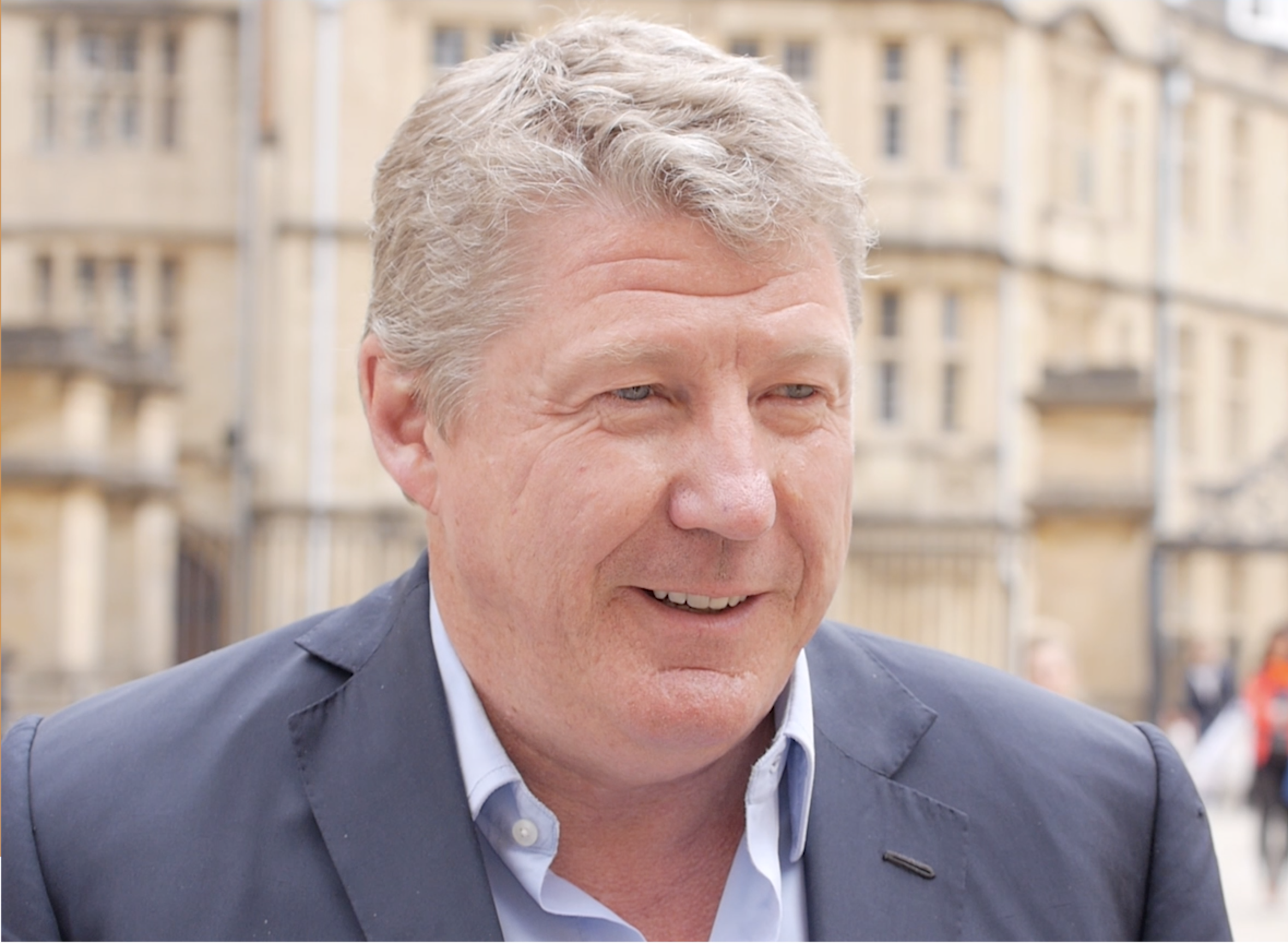 Keith Able Interview Keith Able being filmed in Oxford
